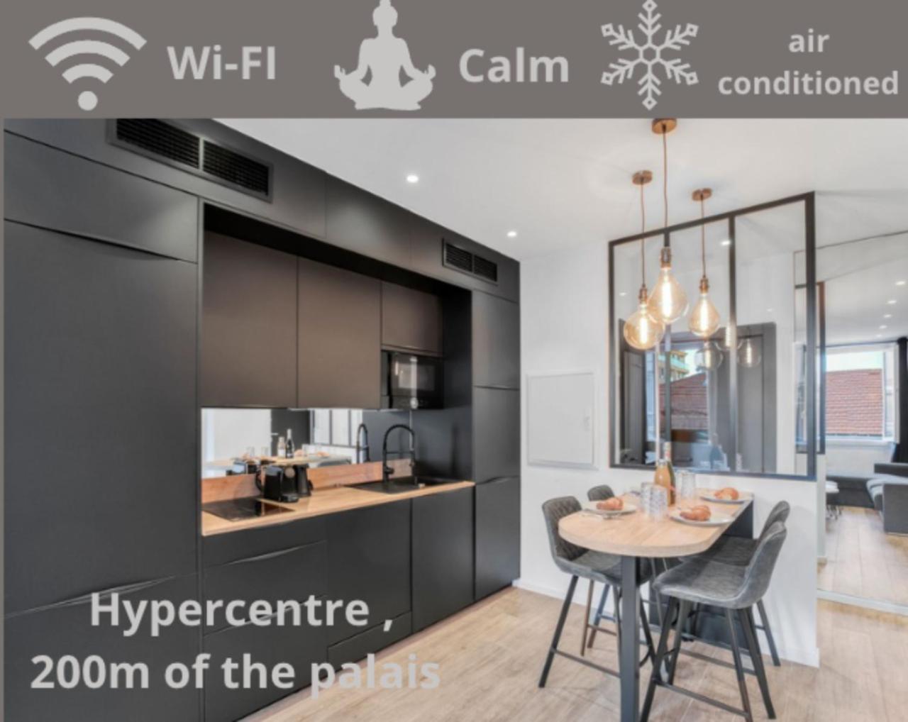 칸느 F3 Notre-Dame , Hypercentre A 2 Minute Du Palais Des Congres 아파트 외부 사진